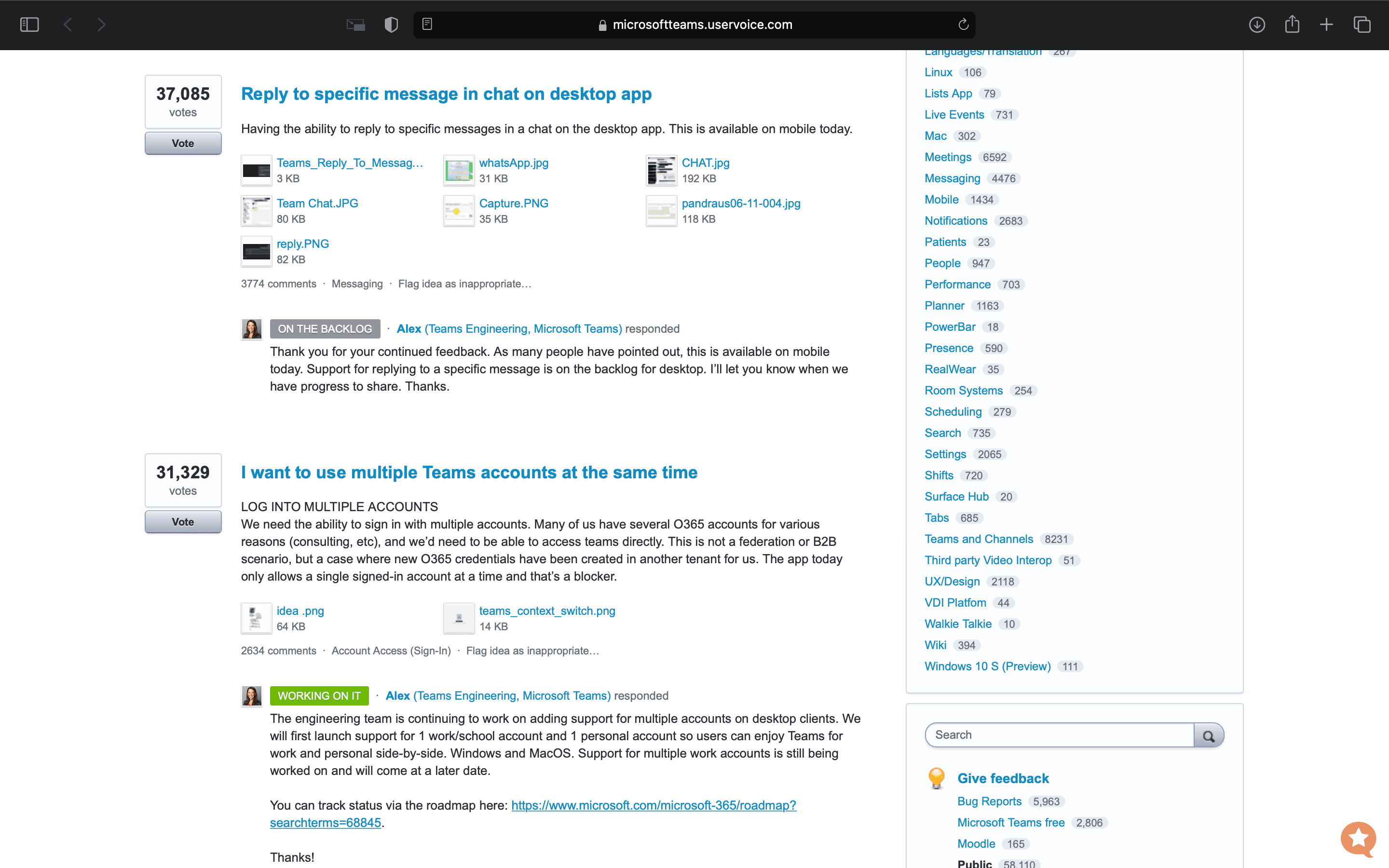 UserVoice alternative