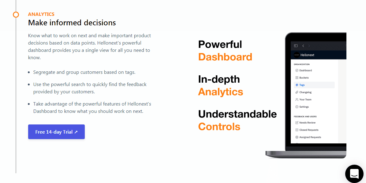 Hellonext product feedback management tool for SaaS products and Canny alternative