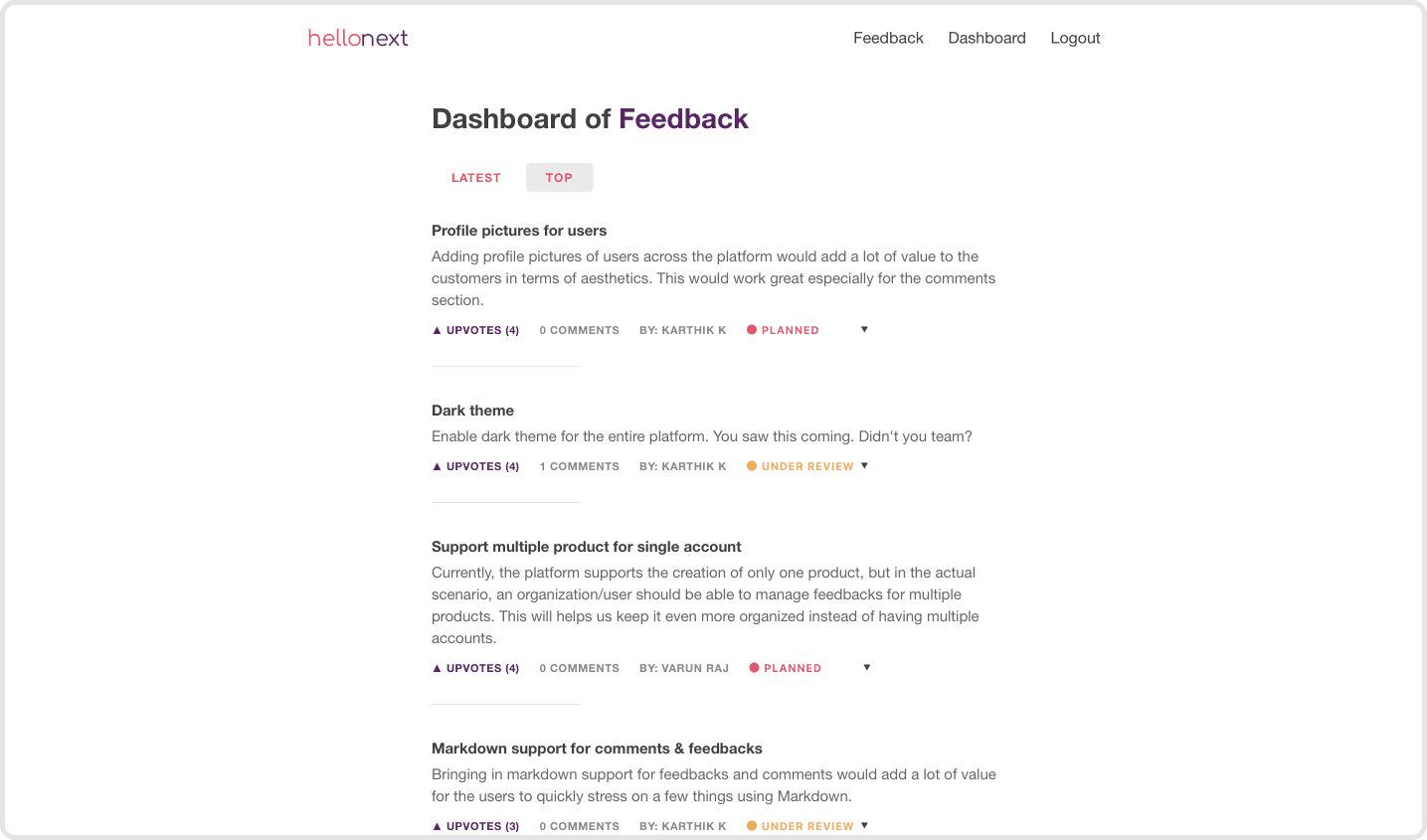 Why we build simple customer feedback tool