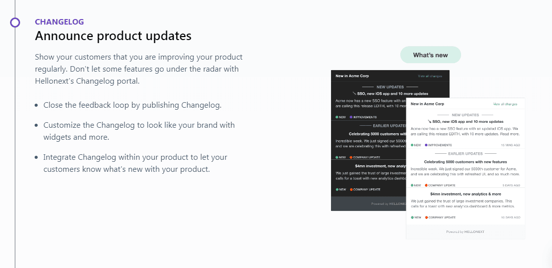 Customer feature request management tool