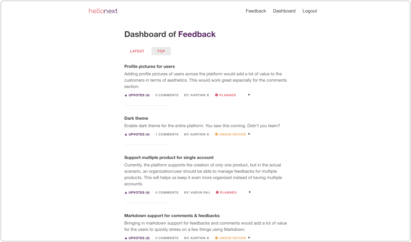How to decide on what features to build next