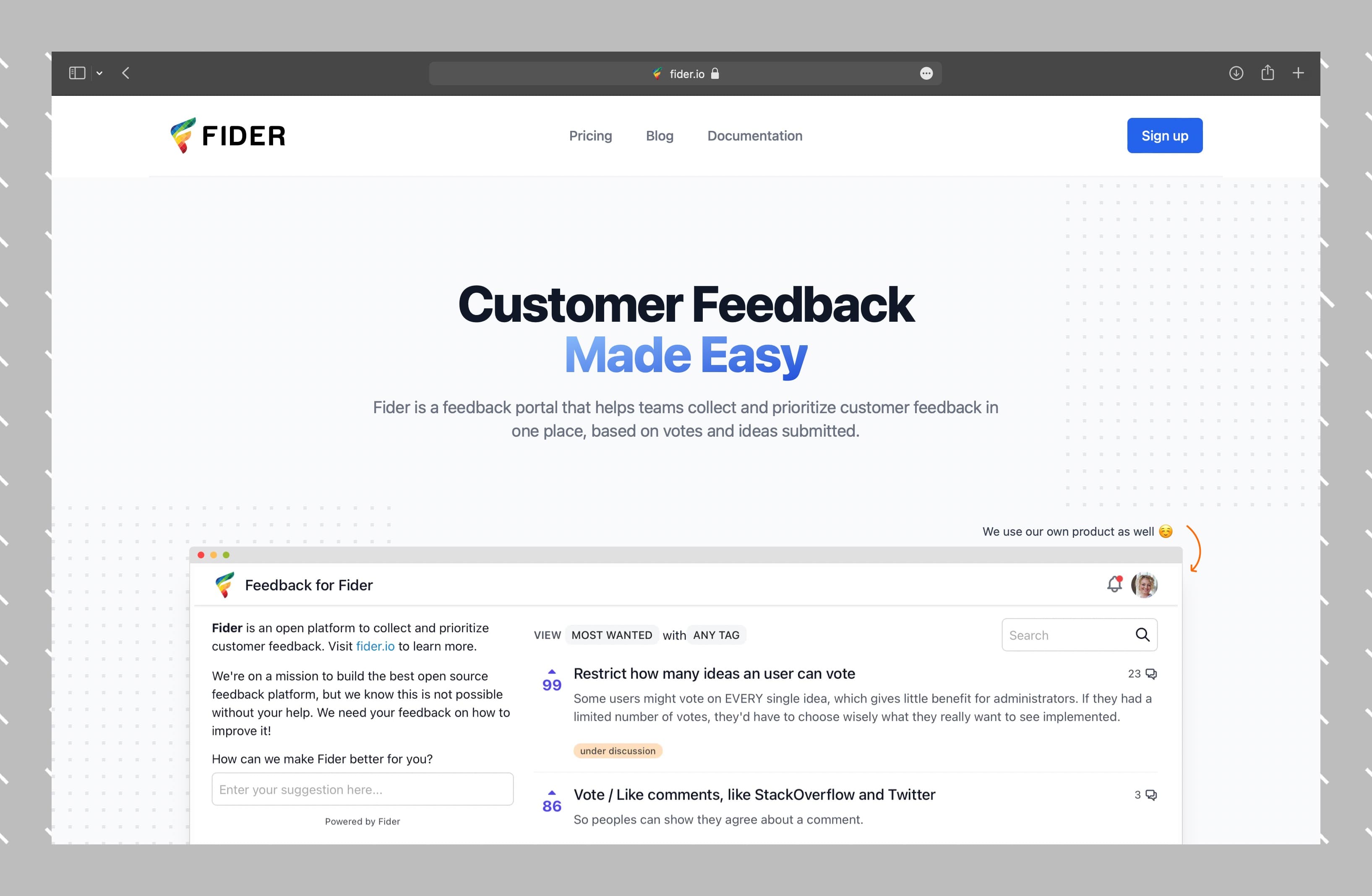 Canny Alternatives for User Feedback Fider