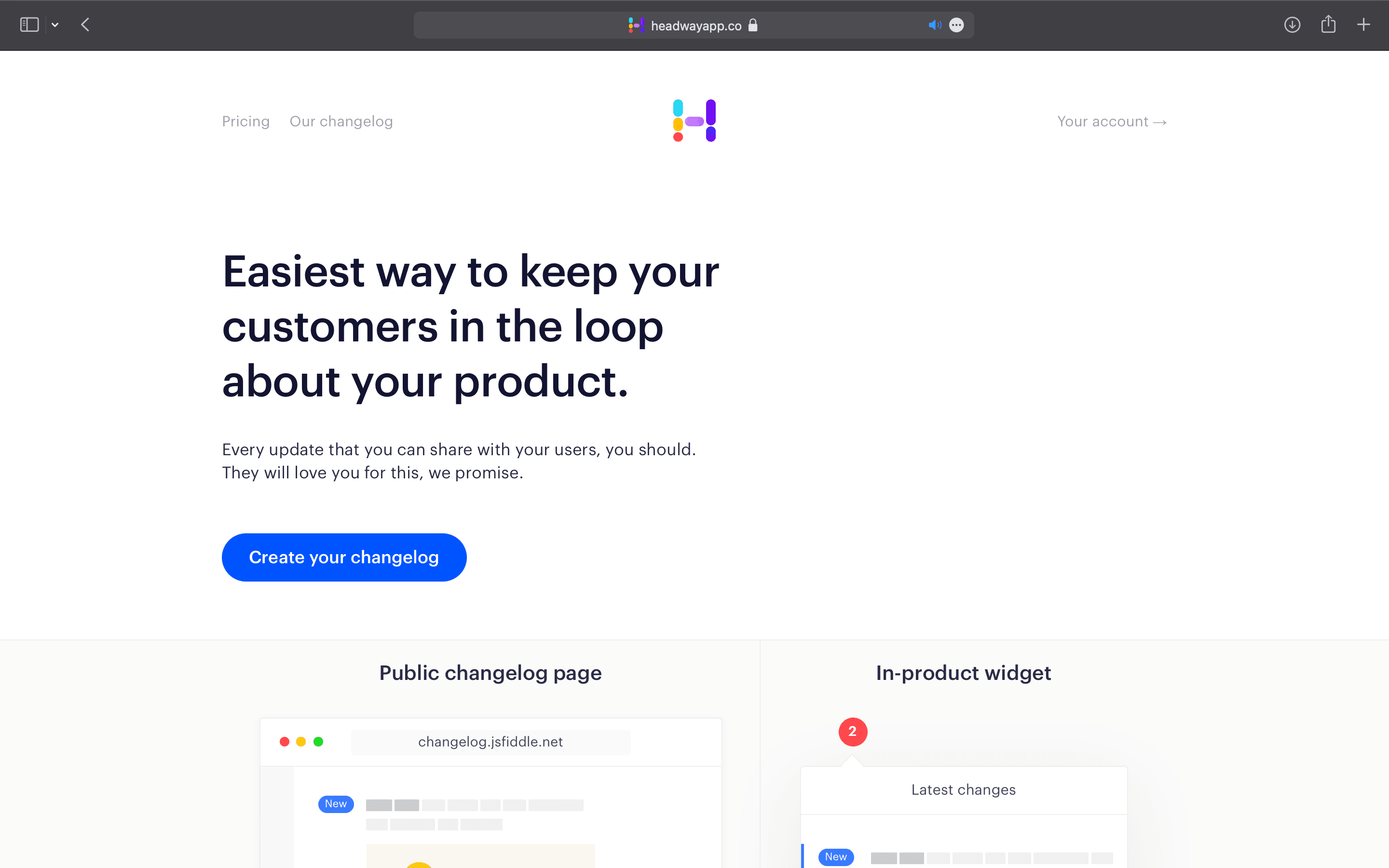Product Changelog Software List