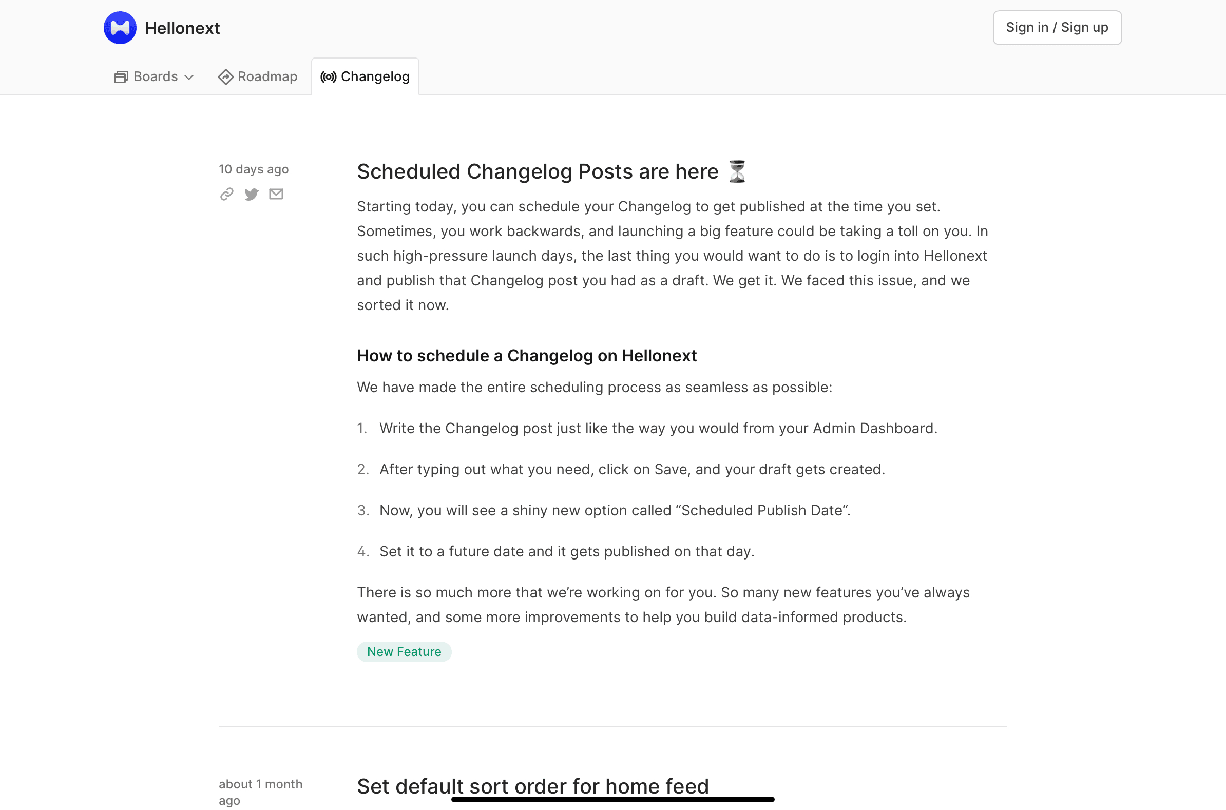 Product Changelog Software List