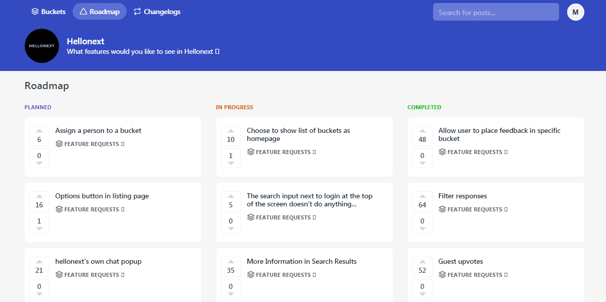 Hellonext an ideal tool for marketing and sales teams