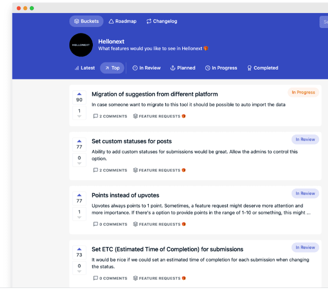 Hellonext an ideal tool for marketing and sales teams