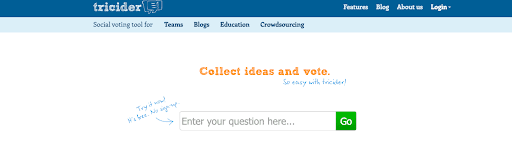 Screenshot of Tricider
