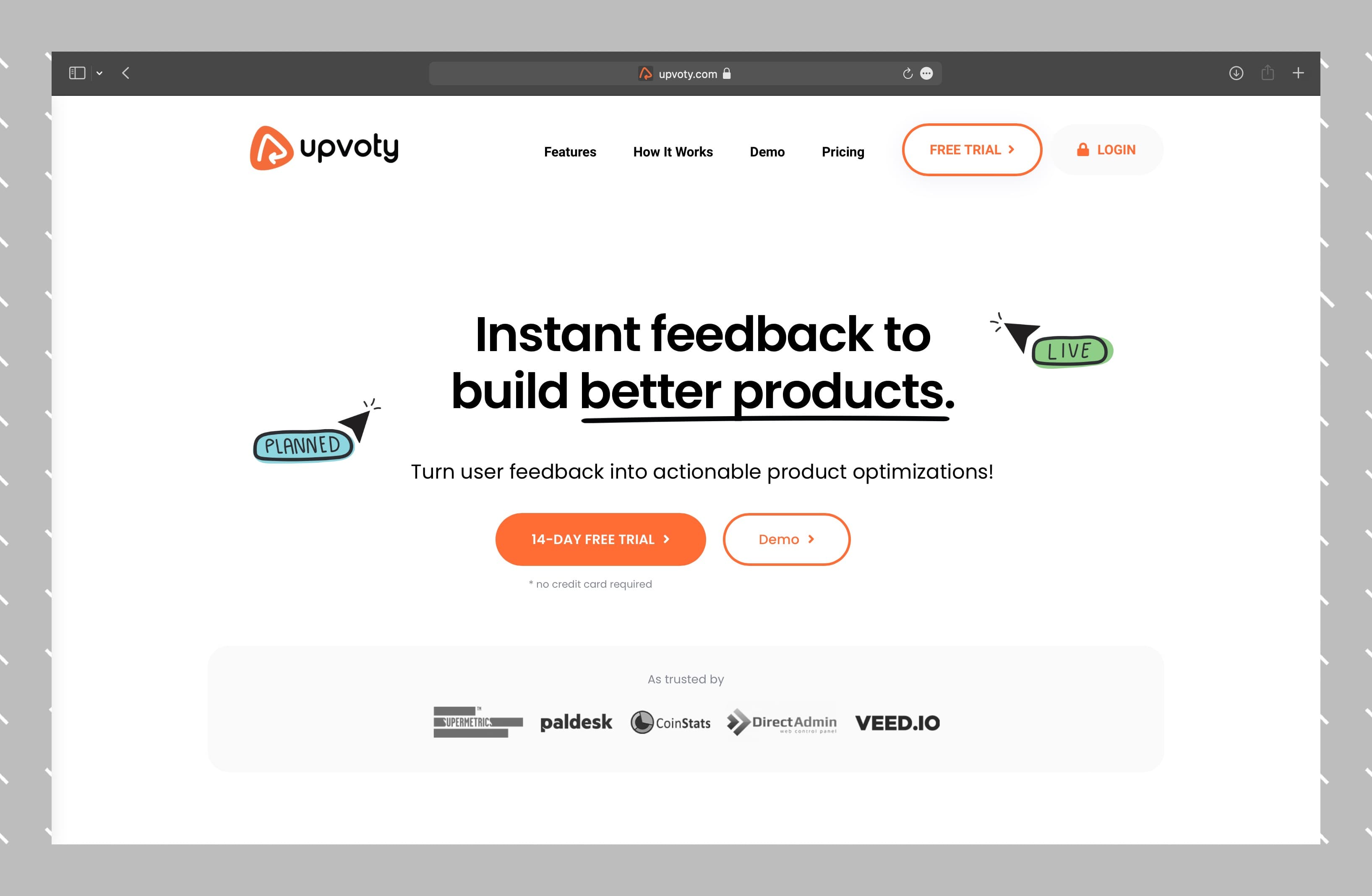 Canny Alternative for User Feedback Upvoty