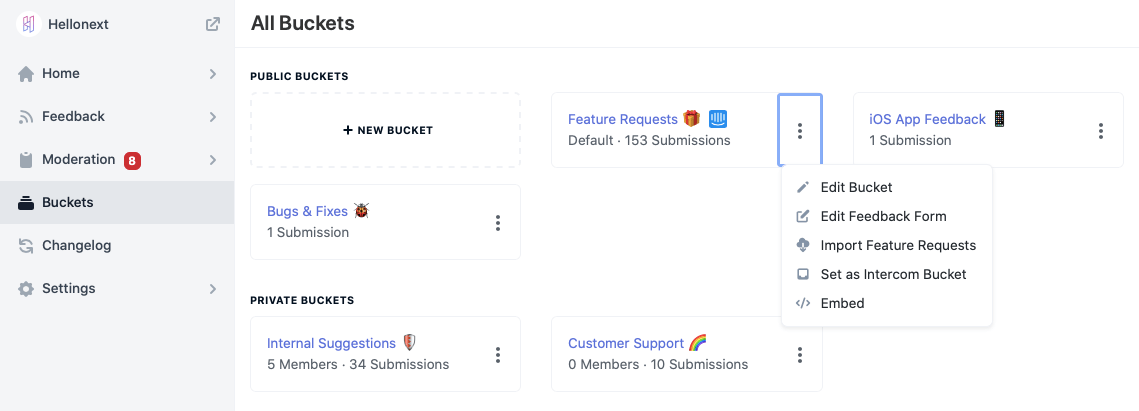 Custom Domains for Feature Voting Tool
