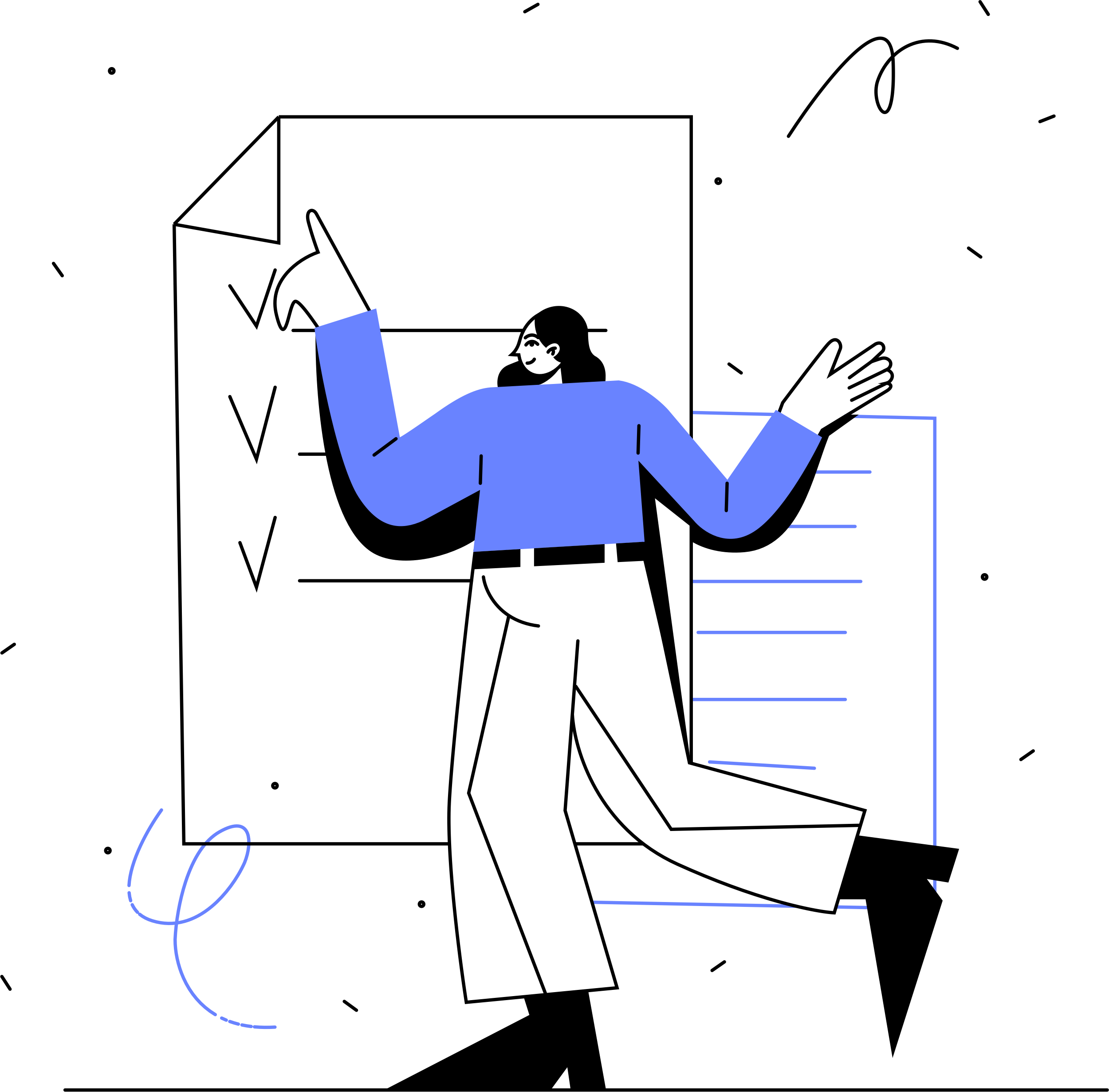 Person organizing customer feedback using feedback management tool